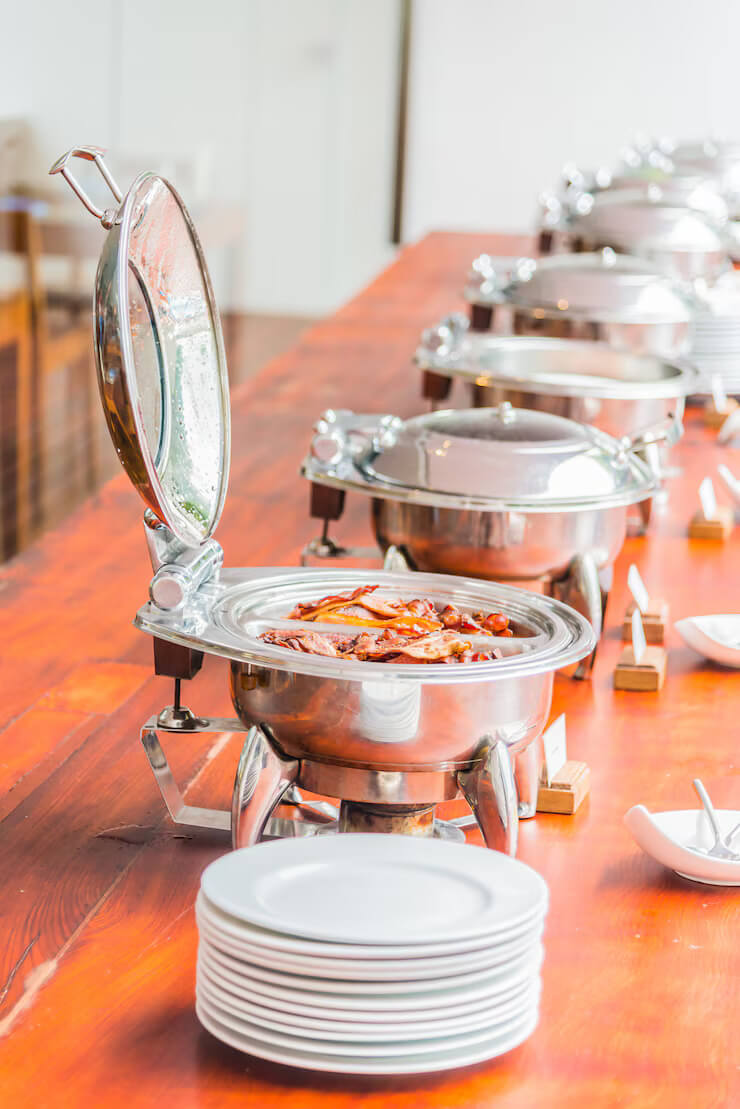 Catering buffet service